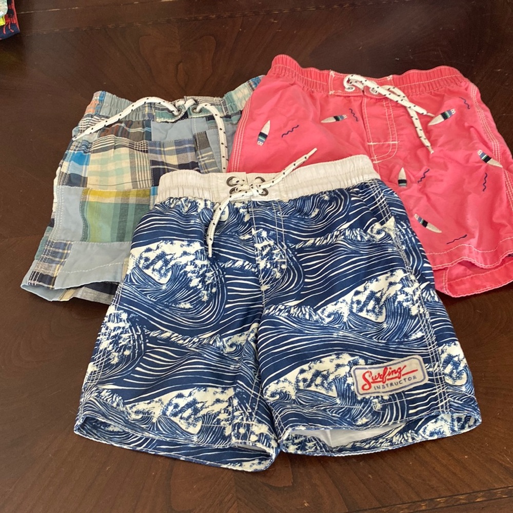 3 pairs Gap swim trunks